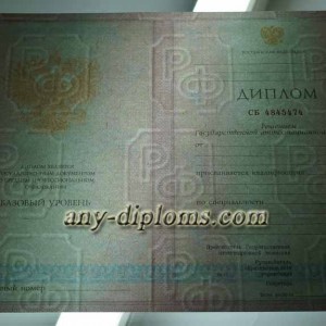Диплом среднее профессиональное образование 2002 год