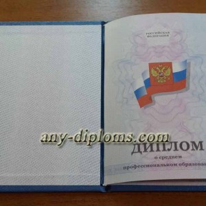 Диплом среднее профессиональное образование 2011 год